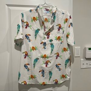 Chubbies dude where's macaw stretch popover XL